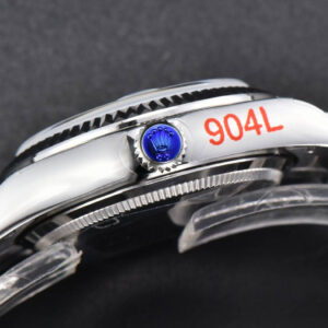 DateJust 31MM 904L GMF Fluted Bezel Blue Flowers Dial President Bracelet A2824 - Image 14