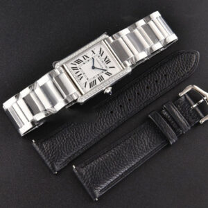 Tank Must Large 33.7mmx25.5mm K11F Diamond White Dial SS Bracelet Ronda Quartz - Image 4