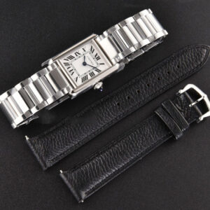 Tank Must Small 29.5mmx22mm K11F White Dial SS Bracelet Ronda Quartz - Image 4