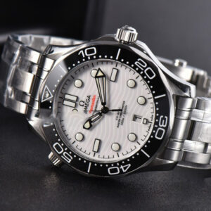 Seamaster Diver SS 300M VSF 42MM White Dial SS Bracelet A8800 - Image 15