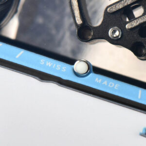 RM055 42.7mm BBRF White Ceramic Blue Skeleton Dial Blue Rubber Strap RMUL2 - Image 9