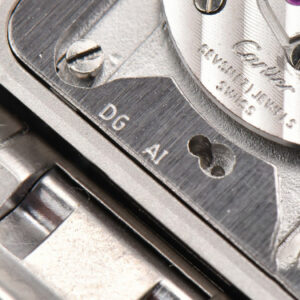 Tank Must Large 33.7mmx25.5mm K11F Diamond White Dial SS Bracelet Ronda Quartz - Image 8
