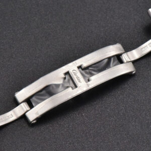 Tank Must Large 33.7mmx25.5mm K11F White Dial SS Bracelet Ronda Quartz - Image 12