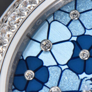 DateJust 31MM 904L GMF Diamond Bezel Blue Flowers Dial Oyster Bracelet A2824 - Image 8