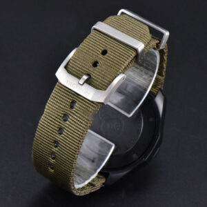 Aquaracer Calibre 5 OF 43MM Olive Dial Ti Bezel Nylon Strap Swiss SW200 - Image 13