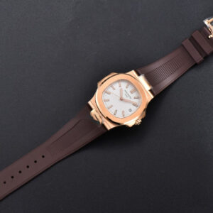 Nautilus 5711R RG PPF 40MM White Dial Brown Rubber Strap A324SC V5 - Image 16