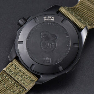 Aquaracer Calibre 5 OF 43MM Olive Dial Ti Bezel Nylon Strap Swiss SW200 - Image 14