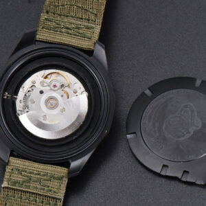 Aquaracer Calibre 5 OF 43MM Olive Dial Ti Bezel Nylon Strap Swiss SW200 - Image 16