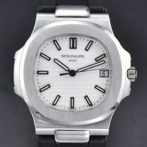 Nautilus 5711 PPF 40MM White Dial Black Rubber Strap A324SC V5