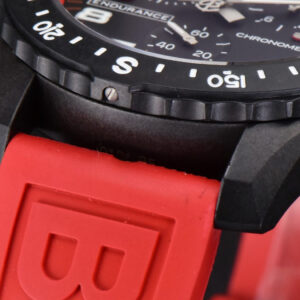 Endurance Pro 44mm OF Red Chronometer Dial Red Rubber Strap Swiss Quartz - Image 10