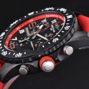 Endurance Pro 44mm OF Red Chronometer Dial Red Rubber Strap Swiss Quartz - Image 11