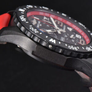 Endurance Pro 44mm OF Red Chronometer Dial Red Rubber Strap Swiss Quartz - Image 13