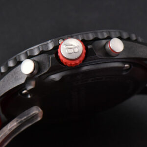 Endurance Pro 44mm OF Red Chronometer Dial Red Rubber Strap Swiss Quartz - Image 16