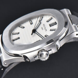 Nautilus 5711 PPF 40MM White Dial Black Rubber Strap A324SC V5 - Image 25