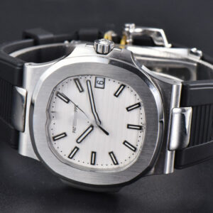 Nautilus 5711 PPF 40MM White Dial Black Rubber Strap A324SC V5 - Image 27
