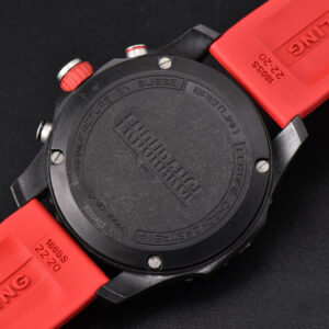 Endurance Pro 44mm OF Red Chronometer Dial Red Rubber Strap Swiss Quartz - Image 22