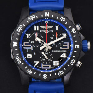 Endurance Pro 44mm OF Blue Chronometer Dial Blue Rubber Strap Swiss Quartz
