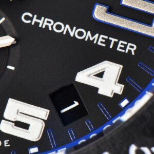 Endurance Pro 44mm OF Blue Chronometer Dial Blue Rubber Strap Swiss Quartz - Image 7