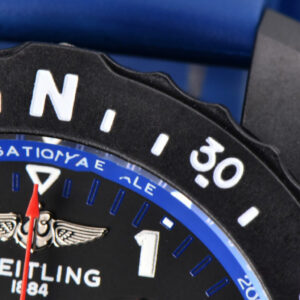Endurance Pro 44mm OF Blue Chronometer Dial Blue Rubber Strap Swiss Quartz - Image 9