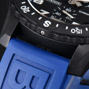 Endurance Pro 44mm OF Blue Chronometer Dial Blue Rubber Strap Swiss Quartz - Image 10