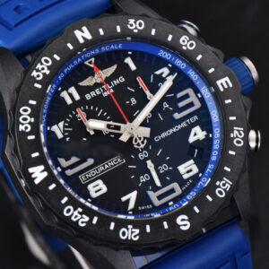 Endurance Pro 44mm OF Blue Chronometer Dial Blue Rubber Strap Swiss Quartz - Image 12