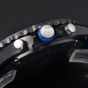 Endurance Pro 44mm OF Blue Chronometer Dial Blue Rubber Strap Swiss Quartz - Image 15