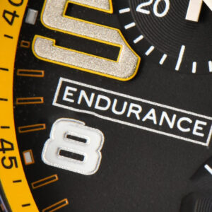 Endurance Pro 44mm OF Yellow Chronometer Dial Yellow Rubber Strap Swiss Quartz - Image 5