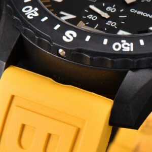 Endurance Pro 44mm OF Yellow Chronometer Dial Yellow Rubber Strap Swiss Quartz - Image 9