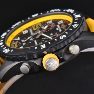 Endurance Pro 44mm OF Yellow Chronometer Dial Yellow Rubber Strap Swiss Quartz - Image 10
