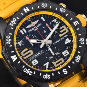 Endurance Pro 44mm OF Yellow Chronometer Dial Yellow Rubber Strap Swiss Quartz - Image 11