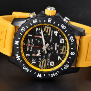 Endurance Pro 44mm OF Yellow Chronometer Dial Yellow Rubber Strap Swiss Quartz - Image 13