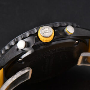 Endurance Pro 44mm OF Yellow Chronometer Dial Yellow Rubber Strap Swiss Quartz - Image 14