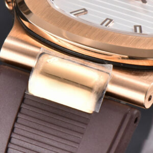 Nautilus 5711R RG PPF 40MM White Dial Brown Rubber Strap A324SC V5 - Image 23