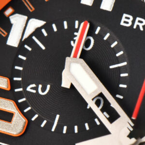 Endurance Pro 44mm OF Orange Chronometer Dial Orange Rubber Strap Swiss Quartz - Image 3