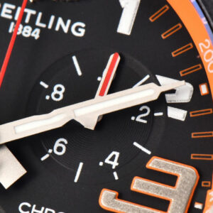 Endurance Pro 44mm OF Orange Chronometer Dial Orange Rubber Strap Swiss Quartz - Image 4