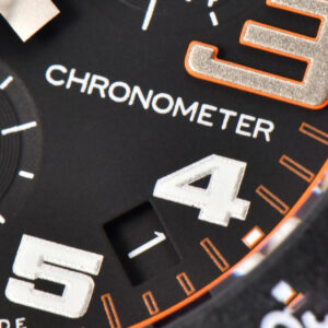 Endurance Pro 44mm OF Orange Chronometer Dial Orange Rubber Strap Swiss Quartz - Image 5