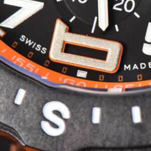 Endurance Pro 44mm OF Orange Chronometer Dial Orange Rubber Strap Swiss Quartz - Image 6