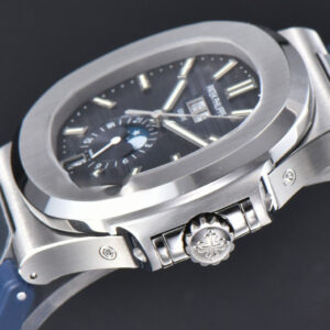 Nautilus 5726 Full Function PPF 40.5MM Blue Dial Blue Rubber Strap A324 - Image 11