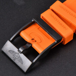 Endurance Pro 44mm OF Orange Chronometer Dial Orange Rubber Strap Swiss Quartz - Image 16