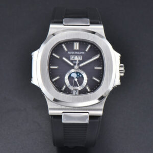 Nautilus 5726 Full Function PPF 40.5MM Gray Dial Black Rubber Strap A324 - Image 14
