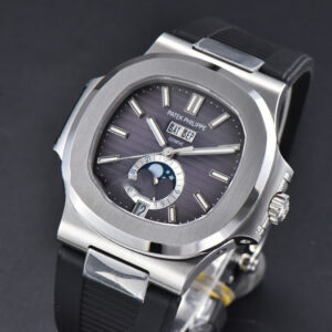 Nautilus 5726 Full Function PPF 40.5MM Gray Dial Black Rubber Strap A324 - Image 15