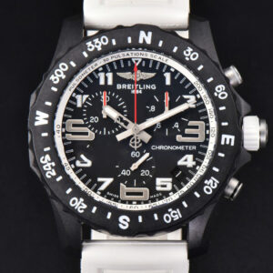 Endurance Pro 44mm OF White Chronometer Dial White Rubber Strap Swiss Quartz