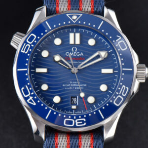 Seamaster Diver 300M VSF 42MM Blue Dial Nylon Strap A8800