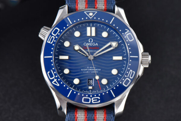 Seamaster Diver 300M VSF 42MM Blue Dial Nylon Strap A8800