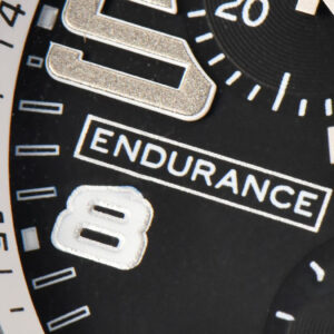 Endurance Pro 44mm OF White Chronometer Dial White Rubber Strap Swiss Quartz - Image 5