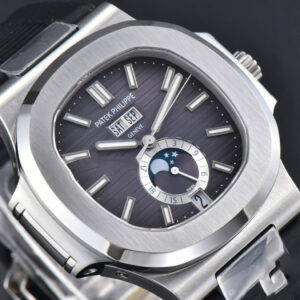 Nautilus 5726 Full Function PPF 40.5MM Gray Dial Black Rubber Strap A324 - Image 22