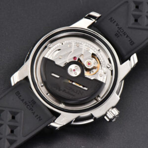 Fifty Fathoms 5008B Barakuda 40mm GSF Black Dial Black Rubber Strap A1151 - Image 5