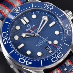 Seamaster Diver 300M VSF 42MM Blue Dial Nylon Strap A8800 - Image 16