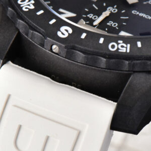 Endurance Pro 44mm OF White Chronometer Dial White Rubber Strap Swiss Quartz - Image 9