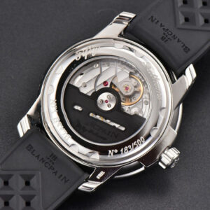 Fifty Fathoms 5008B Barakuda 40mm GSF Black Dial Black Rubber Strap A1151 - Image 11